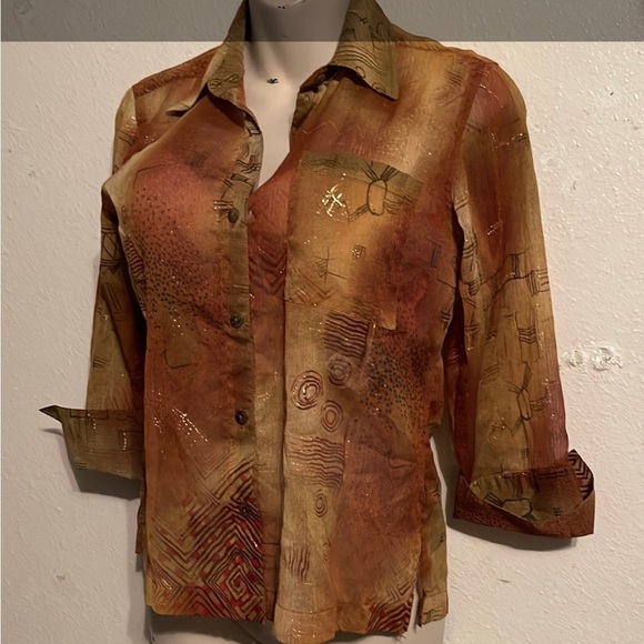 New Coldwater Creek Blouse Size XS - Picture 2 of 6